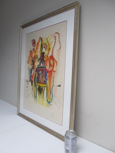 lot 224 image: Framed Signed & Numbered SALVADOR DALI Lithograph Print #2