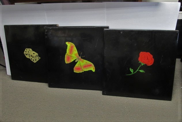 lot 233 image: 3 Vintage Bar Table Tops From The Mermaid Supper Club