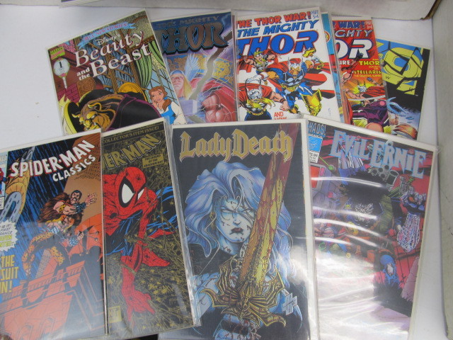 lot 41 image: Long Box FULL of Comic Books