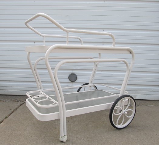 lot 237 image: Winston Metal Bar Cart From Gabberts