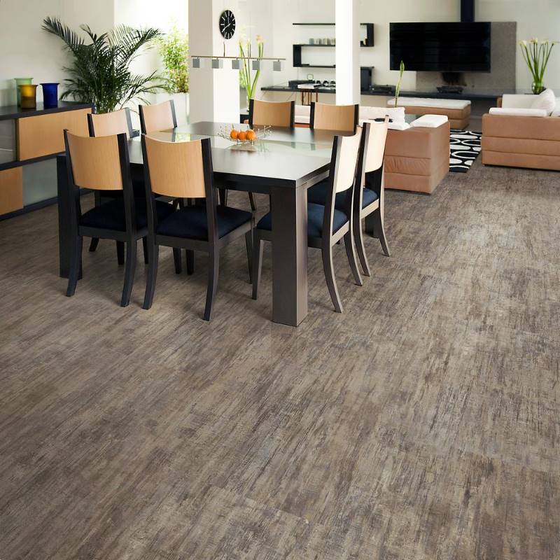 lot 58 image: LifeProof - Brushed Chocolate 16 in. x 32 in. Luxury Vinyl Plank Flooring (24.89 sq. ft box) - 3 BOXES
