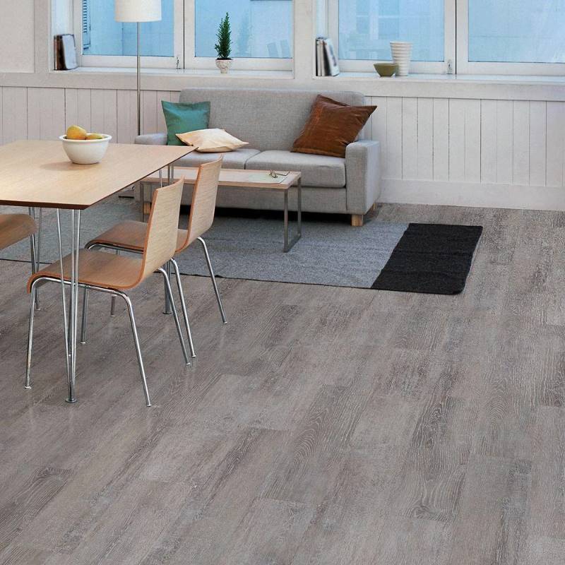 lot 69 image: TrafficMaster - Canadian Hewn Oak 6 in. x 36 in. Luxury Vinyl Plank Flooring (24 sq. ft.box) - 3 BOXES
