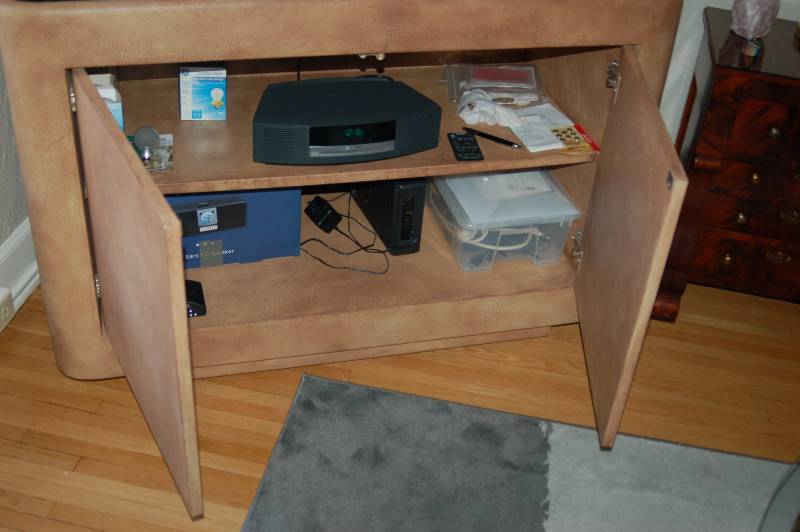 Corner Entertainment Stand and Case