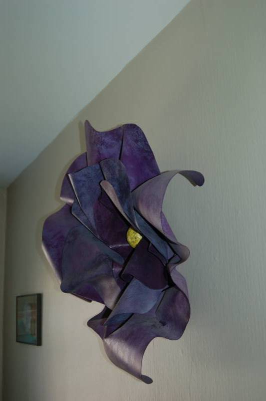 Fantastic Violet Paper Art Decor