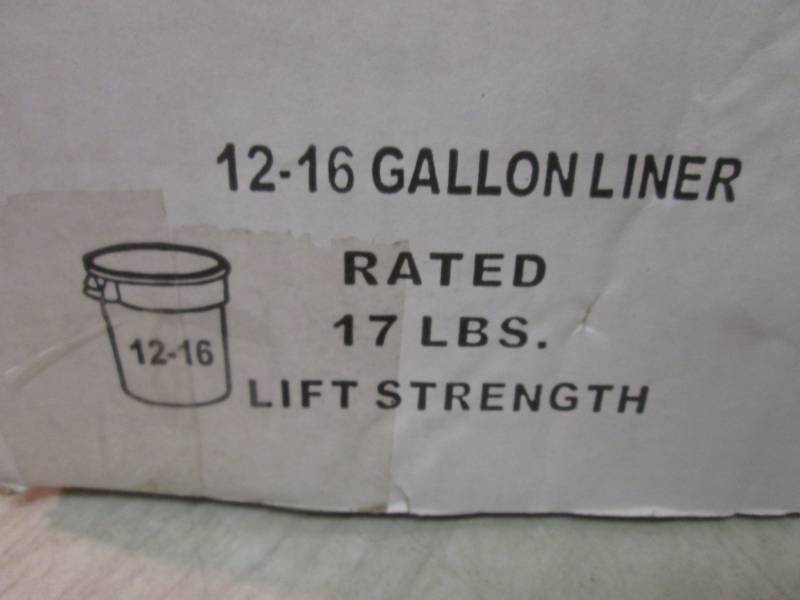 Case of 1000 Trash Can Liners 24 x...