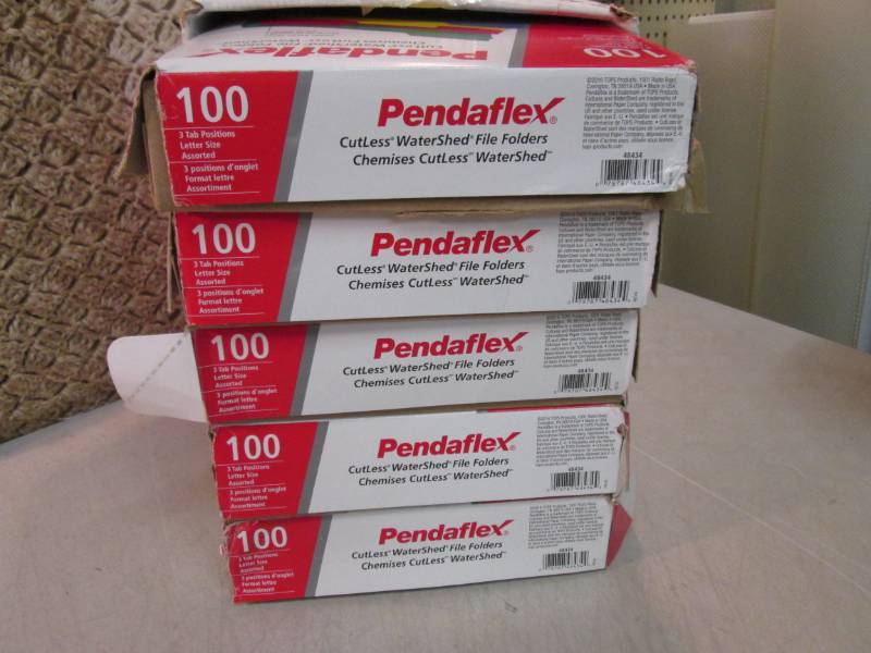 Lot of 500 Letter Size File Folders...