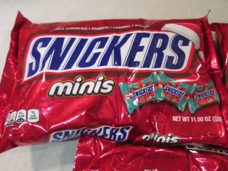 3 Bags of Snickers Minis Candy Bars...