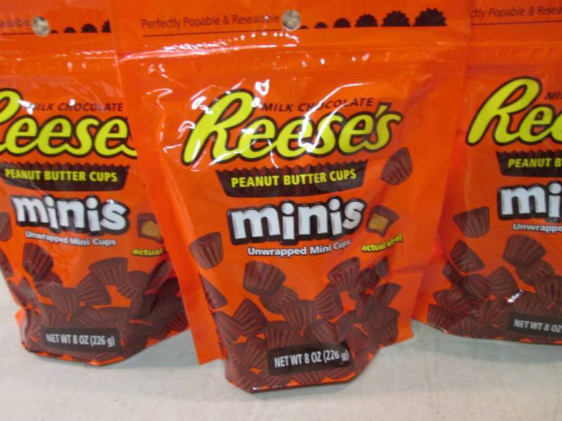 3 Bags of Reeses Minis Peanut Butte...