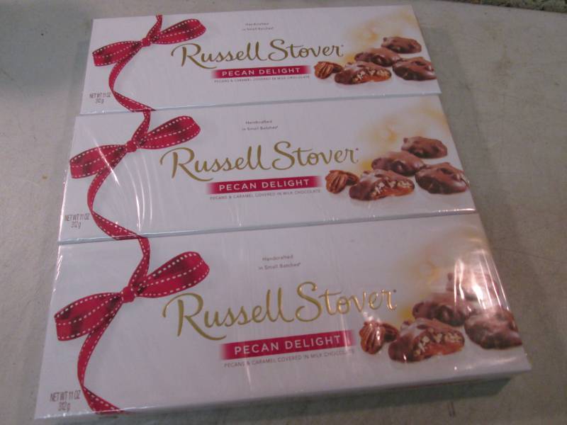3 Boxes of Russell Stover Pecan Del...