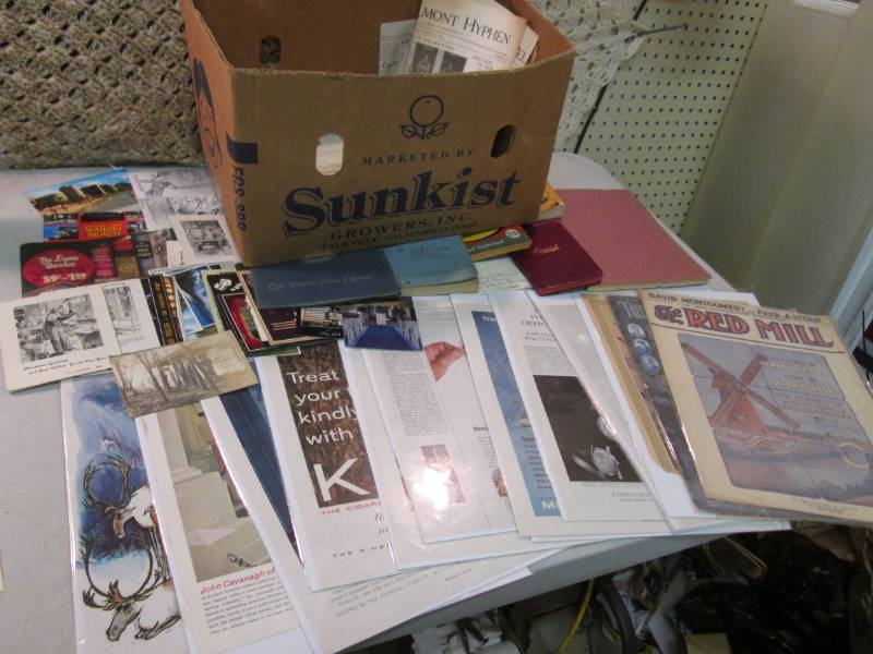 Large Lot of Vintage Books Post Car...