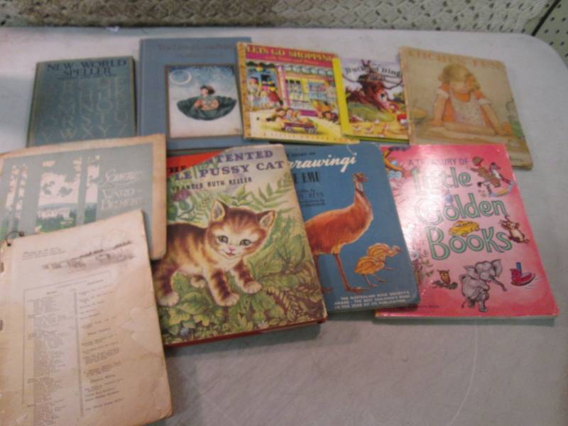 Lot of Vintage Kids Books from earl...