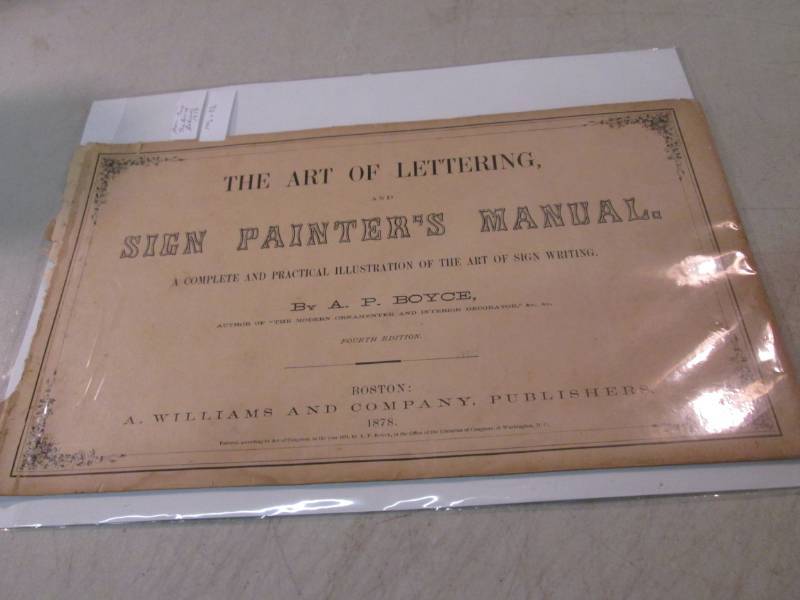 Antique The Art of Lettering and Si...