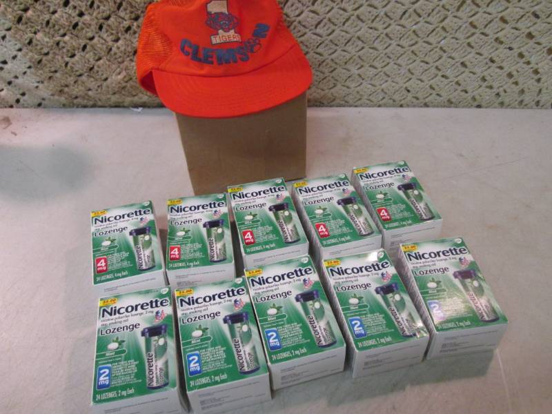 10 Boxes of Nicorette Lozenges Stop...