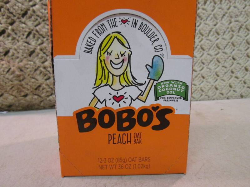 Box of 12 Bobos Peach Oat Bars Bes...