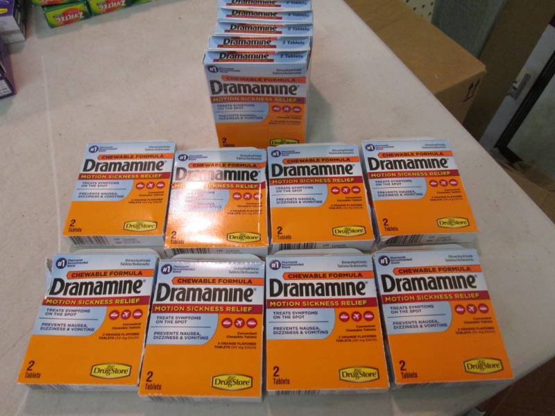 14 Boxes of Dramamine Motion Sickne...