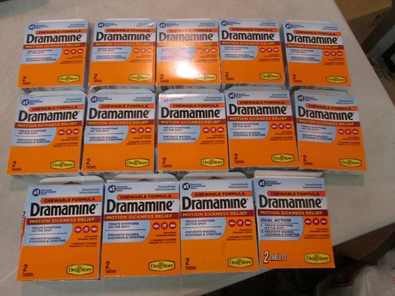 14 Boxes of Dramamine Motion Sickne...