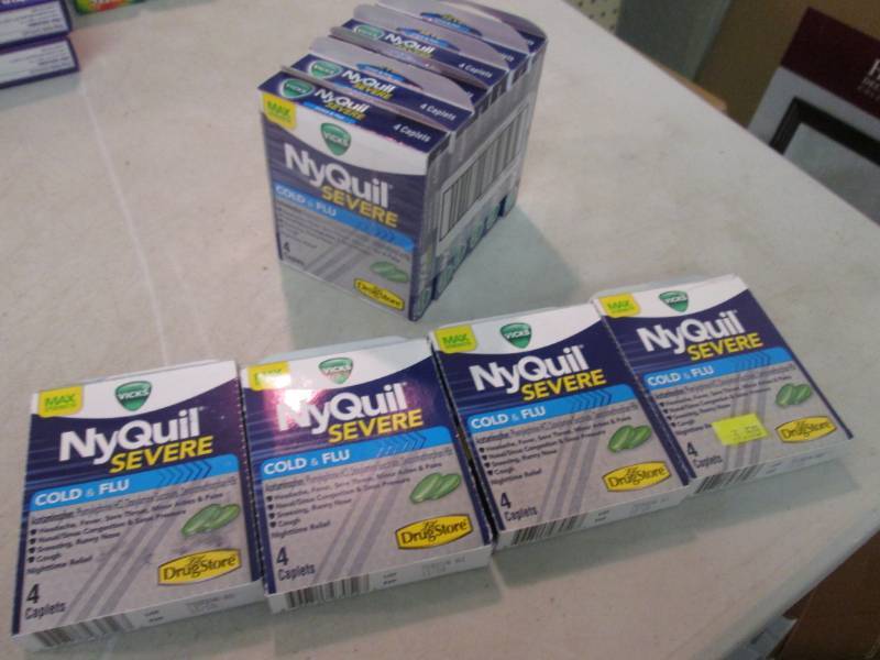 10 Boxes of NyQuil Severe Cold & Fl...