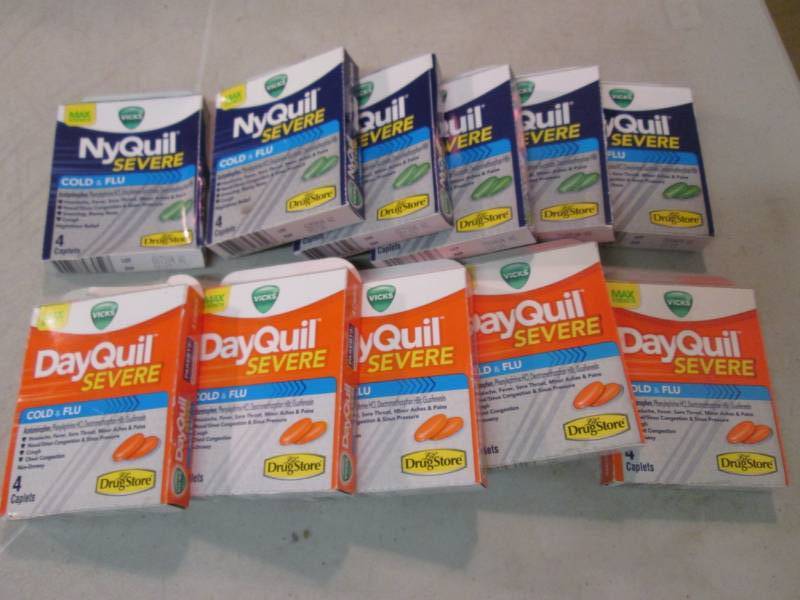 11 Boxes of NyQuil and DayQuil Seve...