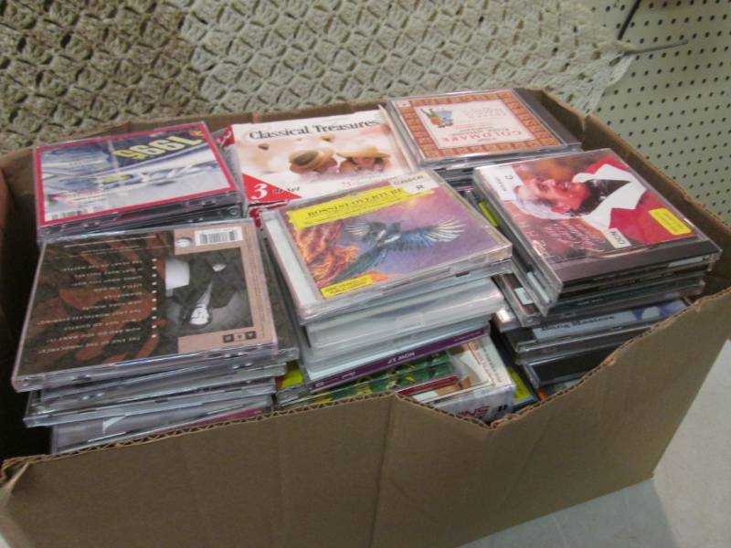 Box Full of CDs  C-3...