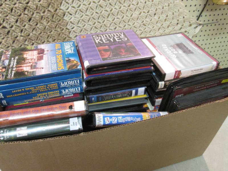 Box Full of Audio Books  C-3...