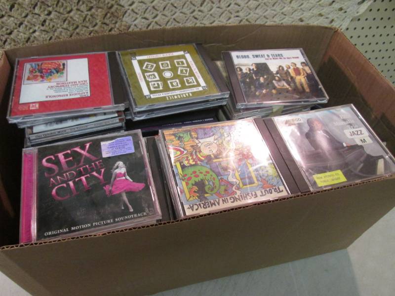 Box Full of CDs  C-3...