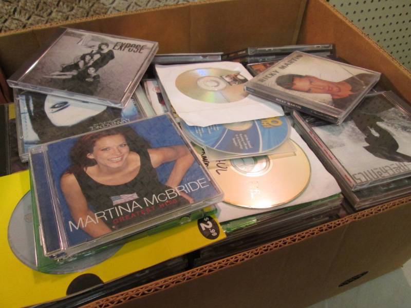 Box Full of CDs  C-3...