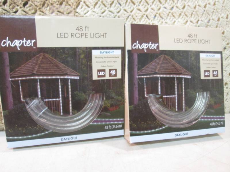 Lot of 2 48 ft LED Rope Lights Day ...