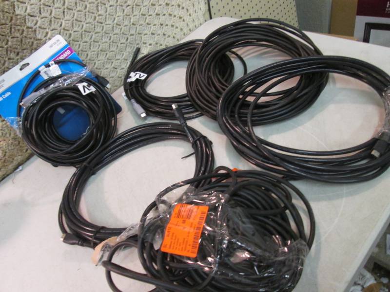 Lot of 6 Standard HDMI Cables No Pa...