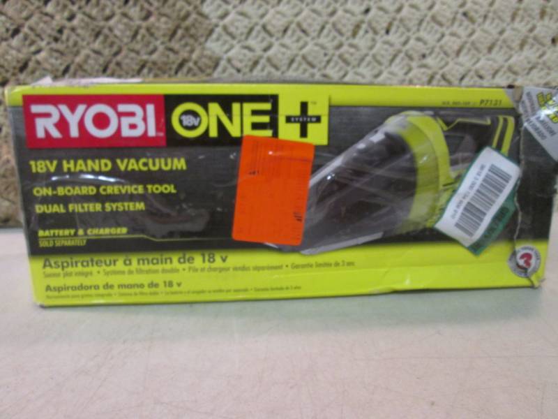Ryobi One  18V Hand Vac Open Box  ...