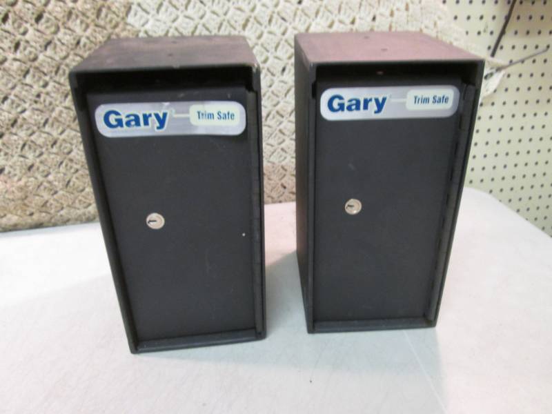 Lot of 2 Gary Trim Safes 12 x 7 x...