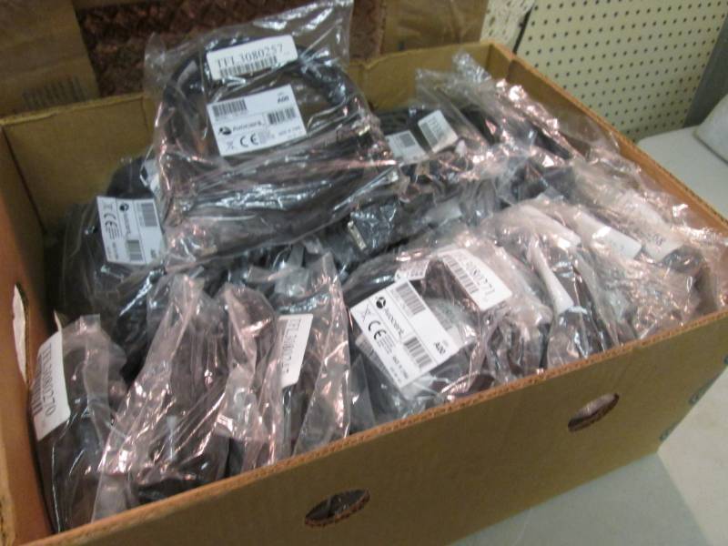 Box Full of Electronic Cables See P...