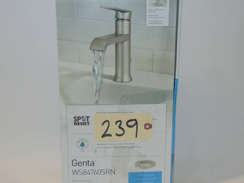 Genta  Bathroom Faucet Brushed Nickel