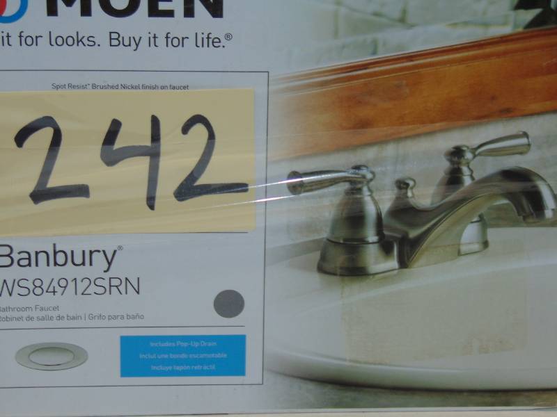 Banbury Bathroom Faucet  Brushed Nickel
