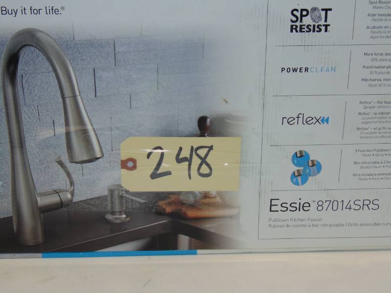 Essie  Pull-down Sprayer Kitchen Faucet Stainless