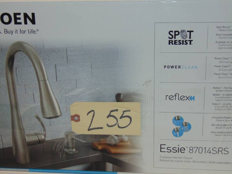 Essie  Pull-down Sprayer Kitchen Faucet Stainless