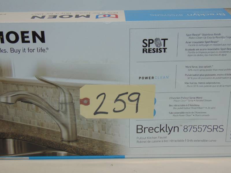 Brecklyn Pull-Out Sprayer Kitchen Faucet Stainless