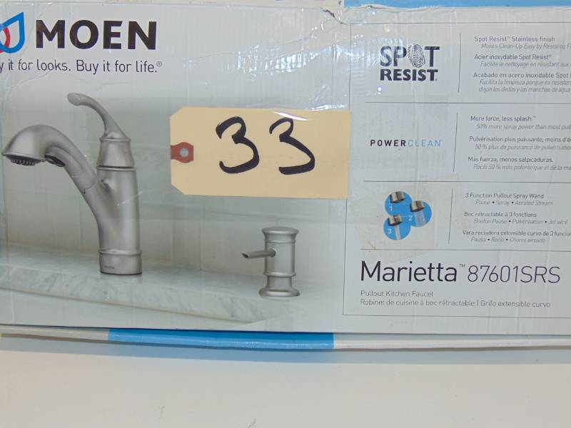 Marietta  Pull-Out Sprayer Kitchen Faucet Stainless