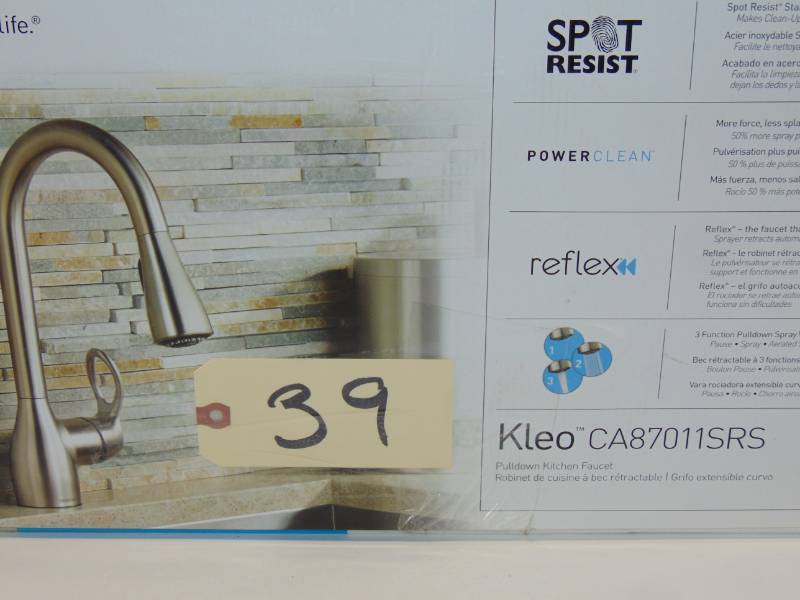 Kleo Pull-Down Sprayer Kitchen Faucet Resist Stainles