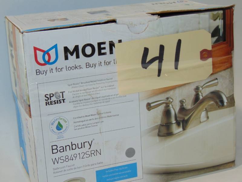 Banbury Bathroom Faucet Brushed Nickel