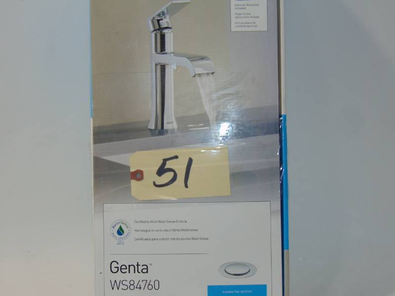 Genta Bathroom Faucet Chrome
