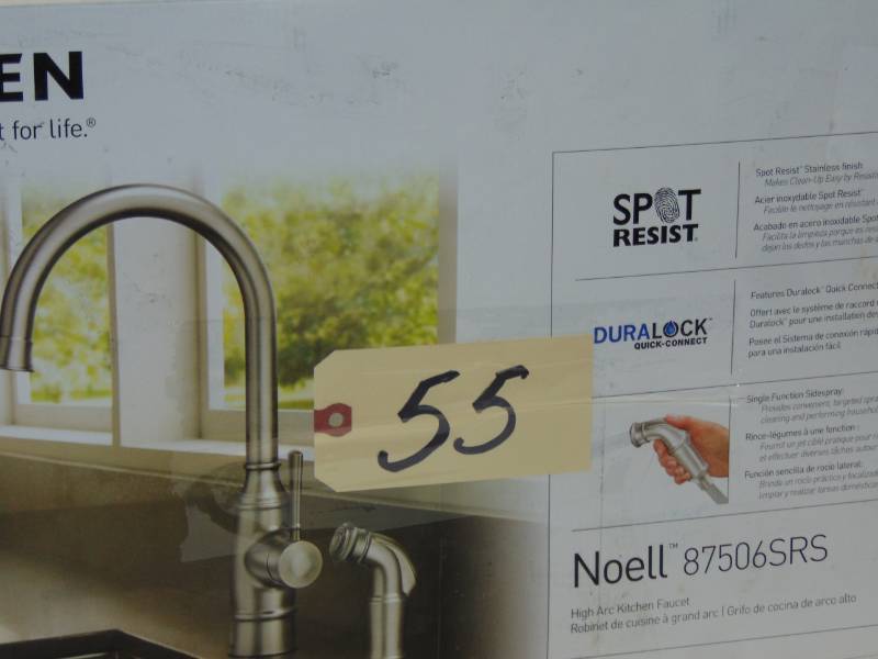 Noell Pull-Down Sprayer Kitchen Faucet Spot Resist Stainless