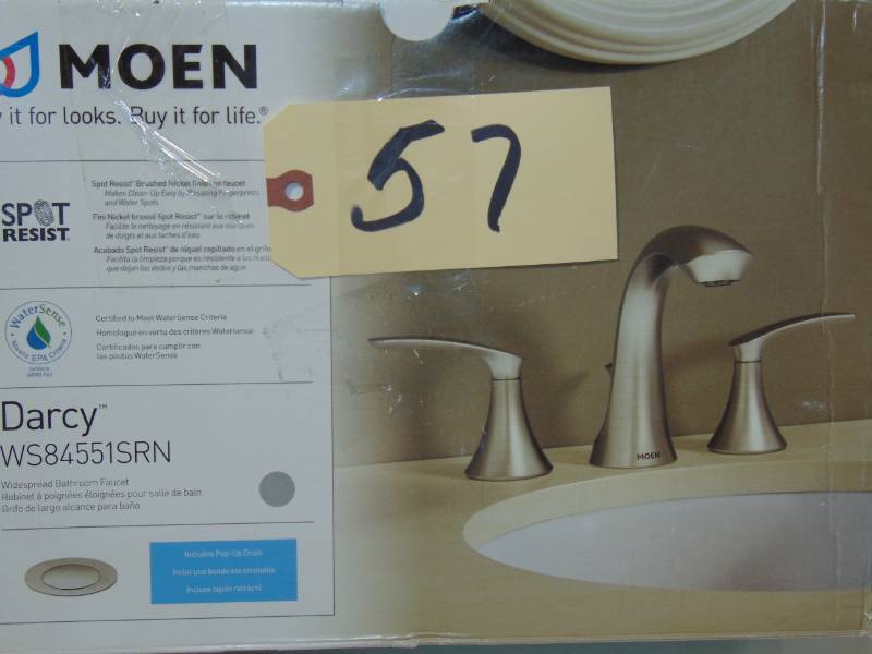 Darcy  WidespreadBathroom Faucet Brushed Nickel