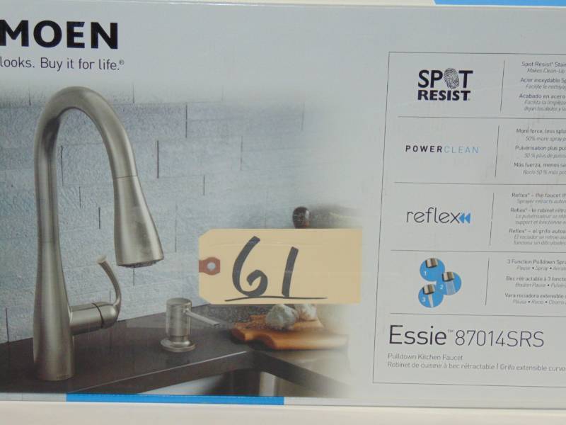Essie  Pull-down Sprayer Kitchen Faucet Stainless