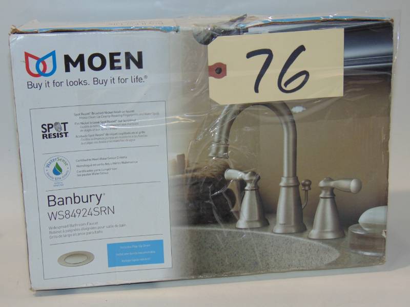 Banbury  Widespread Bathroom Faucet Brushed Nickel