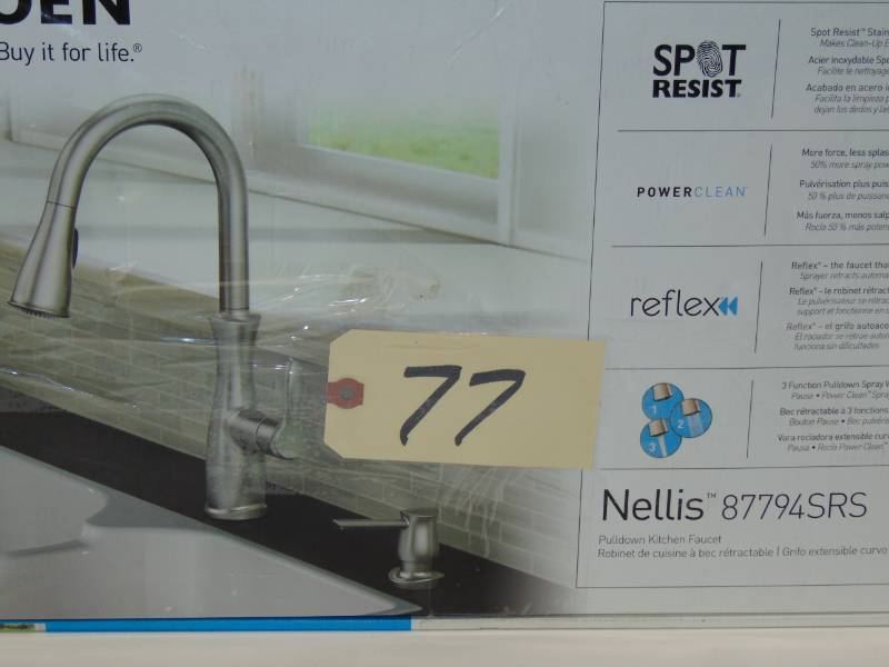 Nellis Pull-Down Sprayer Kitchen Faucet Stainless
