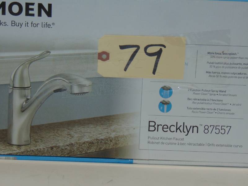 Brecklyn Pull-Out Sprayer Kitchen Faucet Chrome