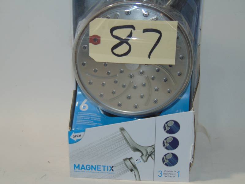 Attract  Hand Shower Showerhead Magnetix Brushed Nickel