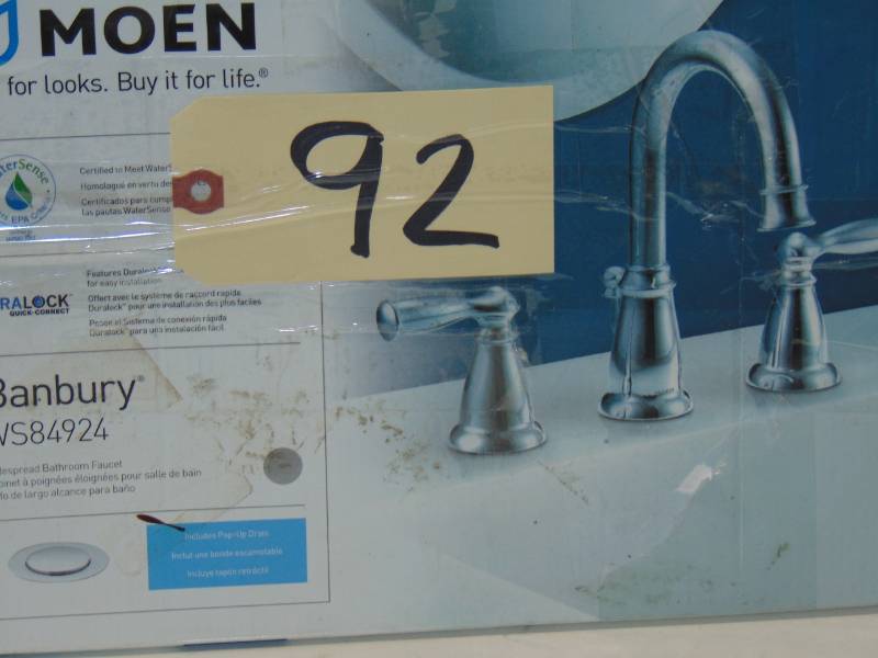 Banbury Widespread Bathroom Faucet Chrome