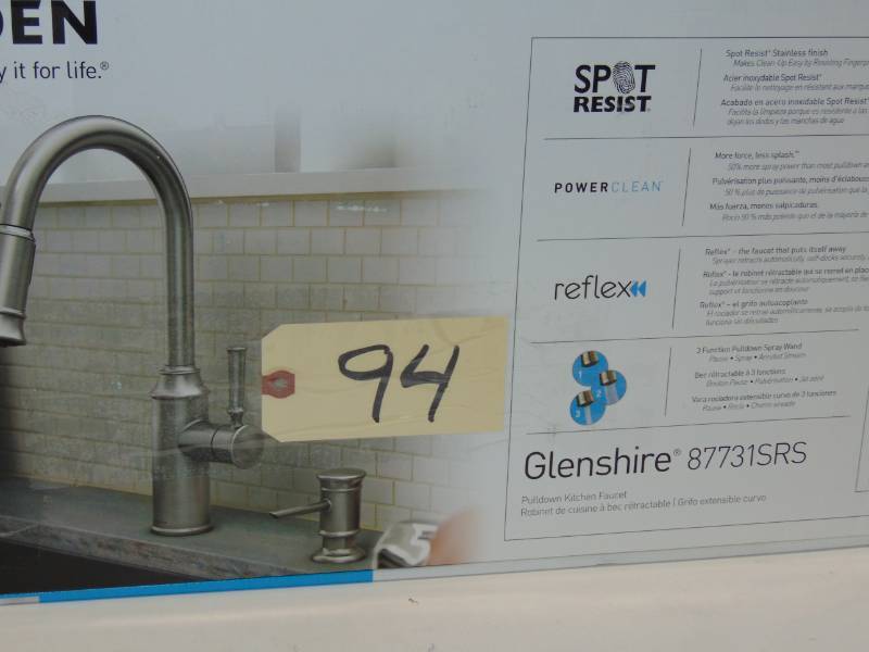 Glenshire Pull-Down Sprayer Kitchen Faucet Stainless