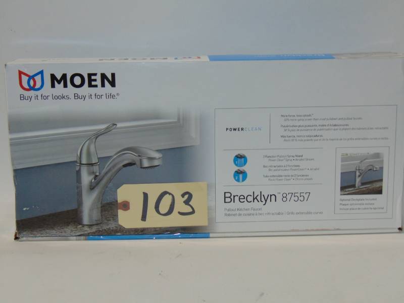 Brecklyn Pull-Out Sprayer Kitchen Faucet Chrome
